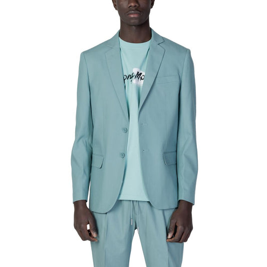 Traje de tencel verde