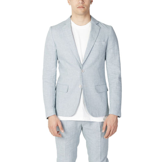 Traje de lino verde
