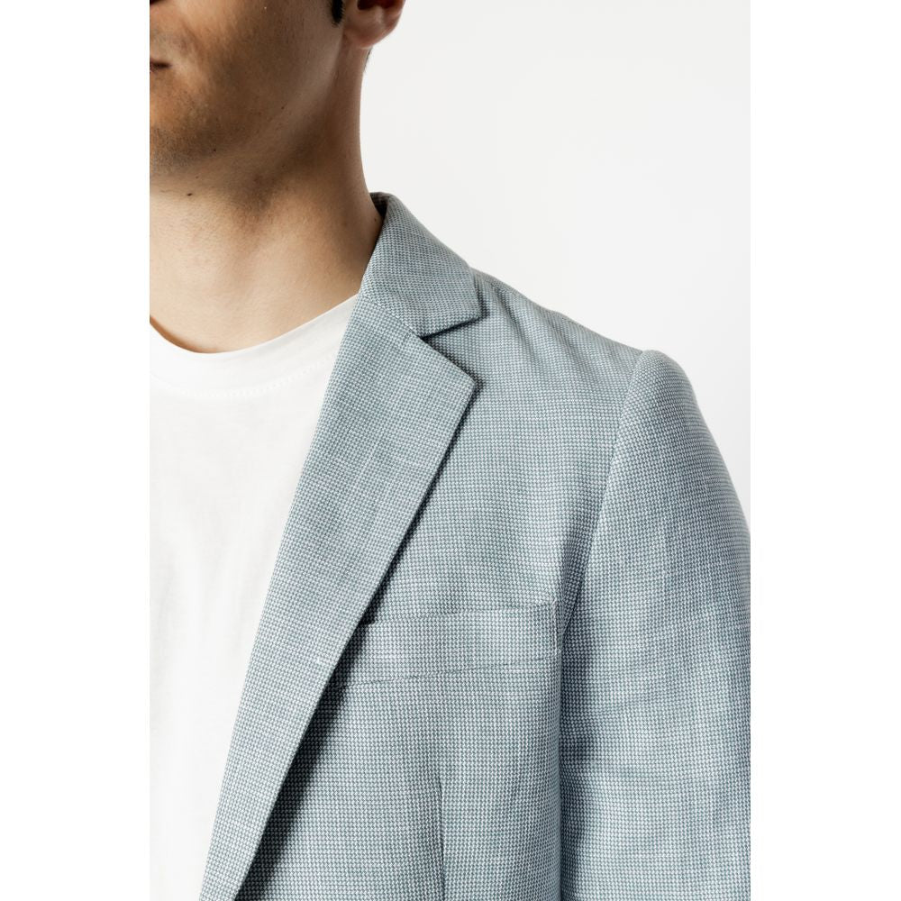 Traje de lino verde