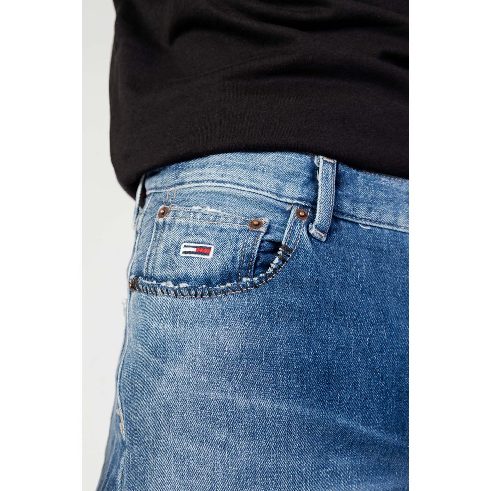 Vaqueros y pantalones de algodón azul
