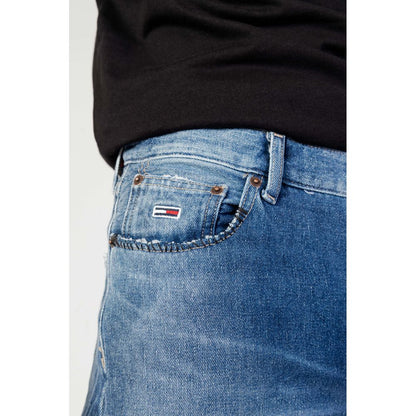 Vaqueros y pantalones de algodón azul