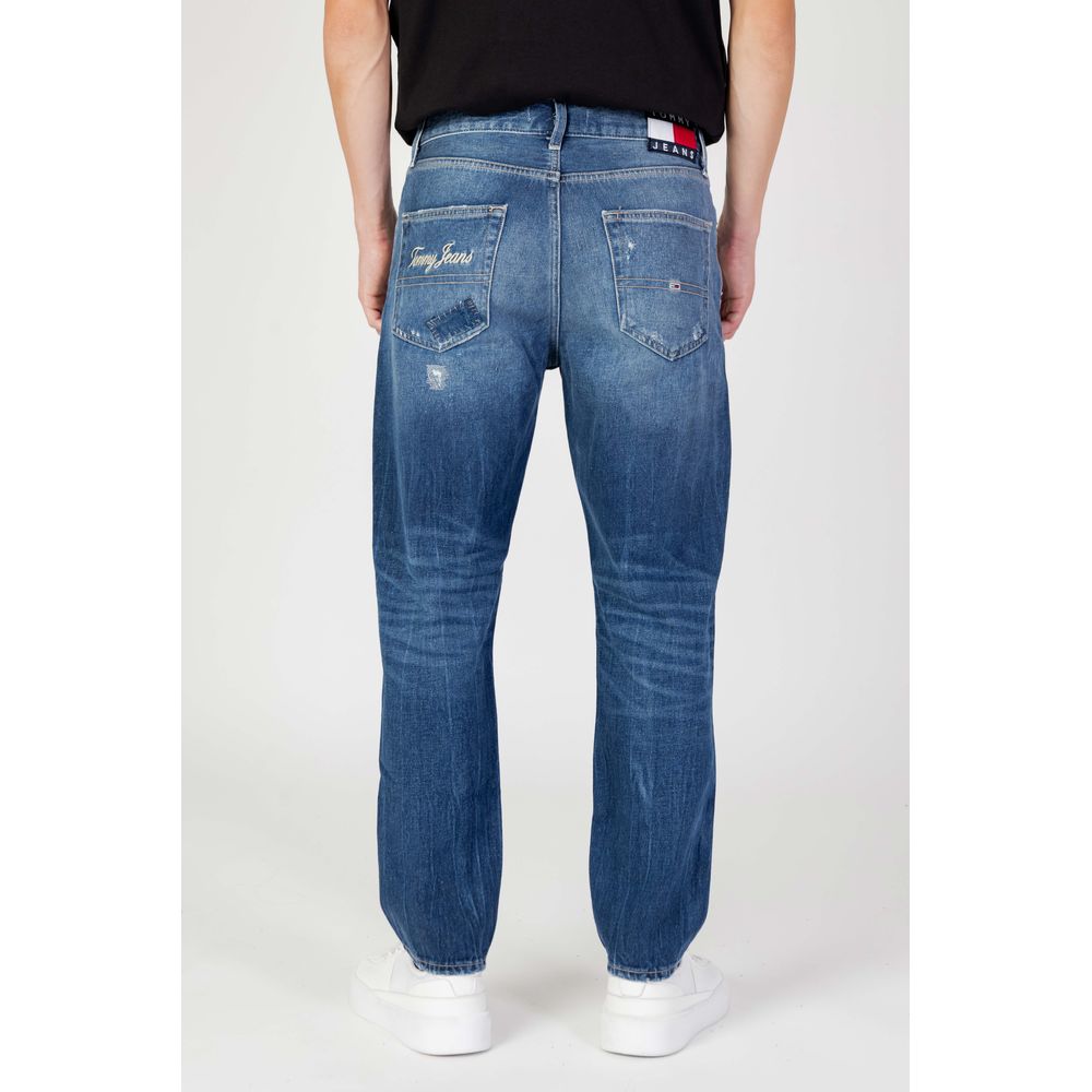 Vaqueros y pantalones de algodón azul