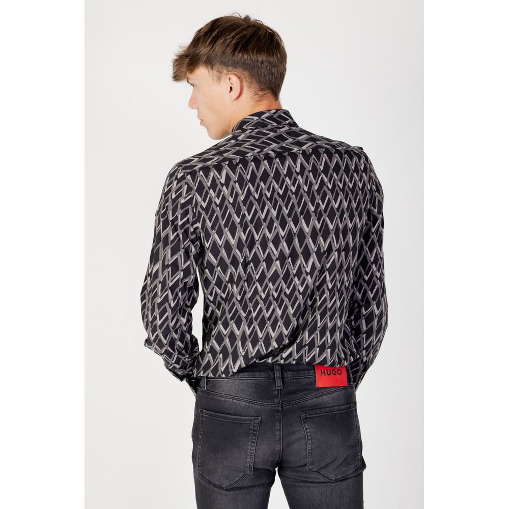 Camisa de algodón negra