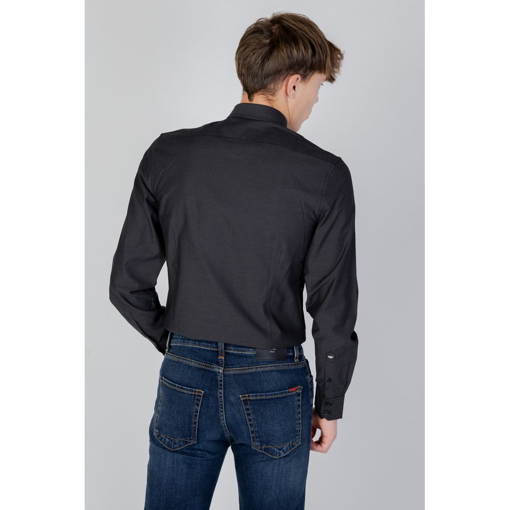 Camisa de algodón gris