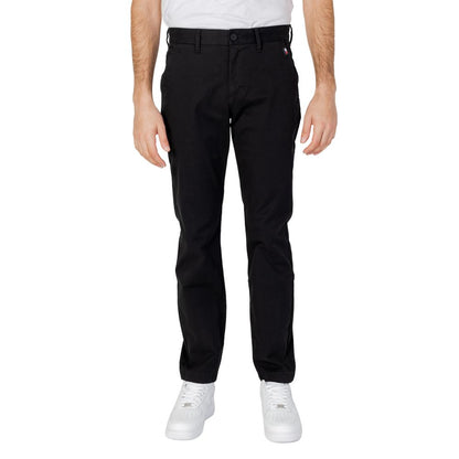 Vaqueros y pantalones de algodón negro
