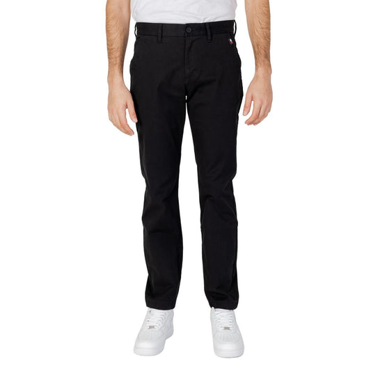 Vaqueros y pantalones de algodón negro