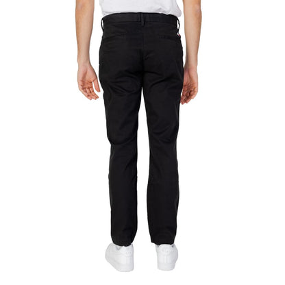 Vaqueros y pantalones de algodón negro