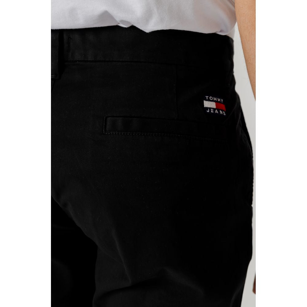Vaqueros y pantalones de algodón negro