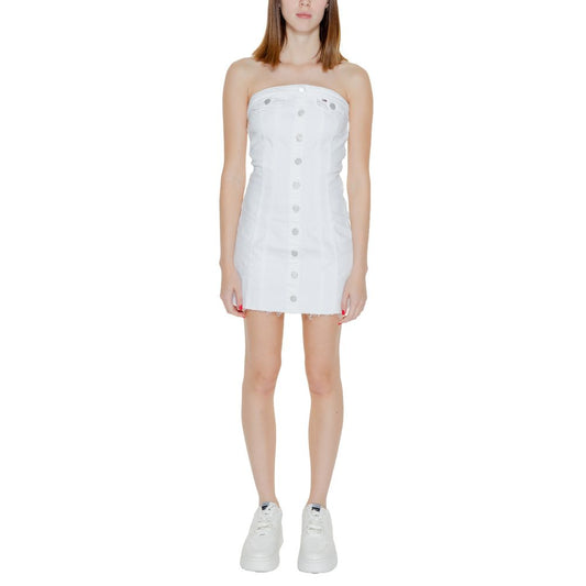 Vestido de algodón blanco