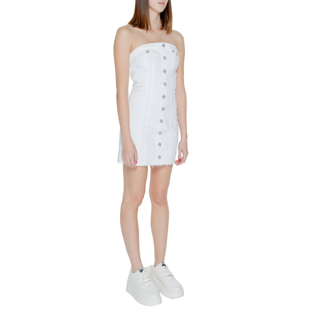 Vestido de algodón blanco