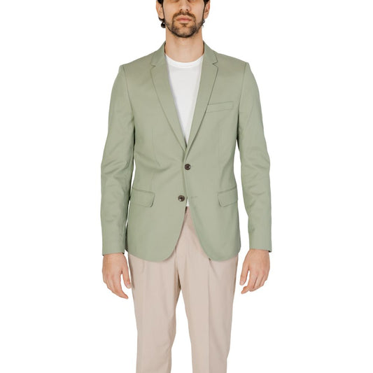 Traje de algodón verde