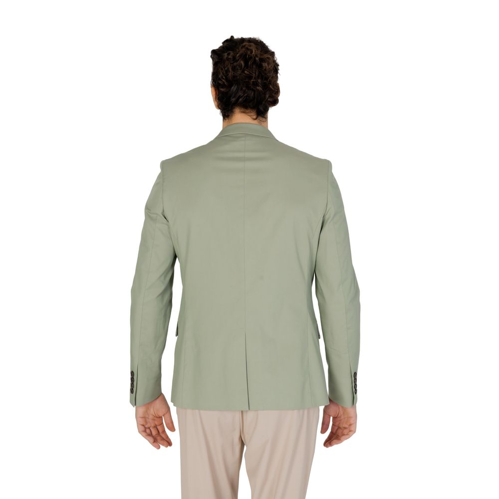 Traje de algodón verde