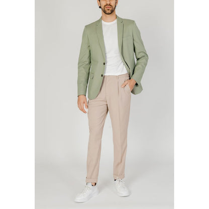 Traje de algodón verde