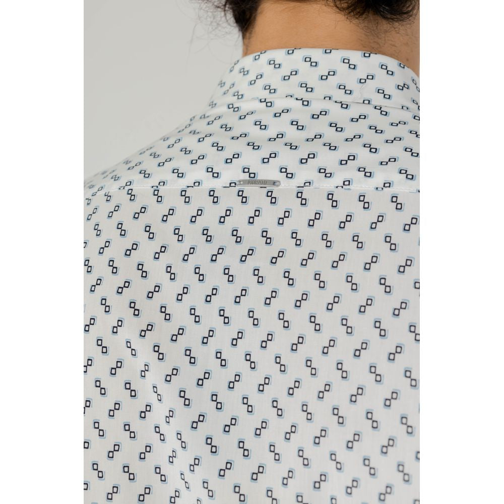 Camisa de viscosa blanca