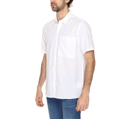 Camisa de lino blanca