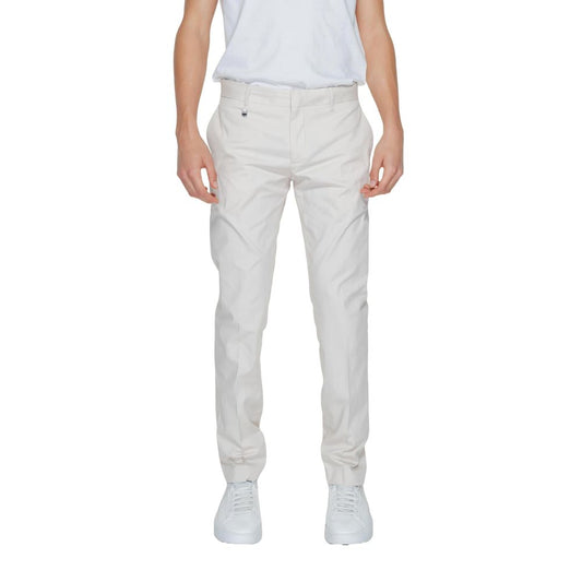 Vaqueros y pantalones de algodón beige