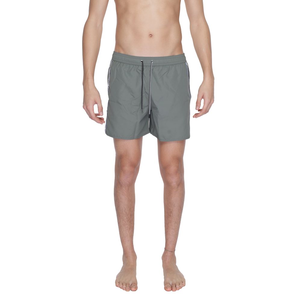 Traje de baño de poliéster verde