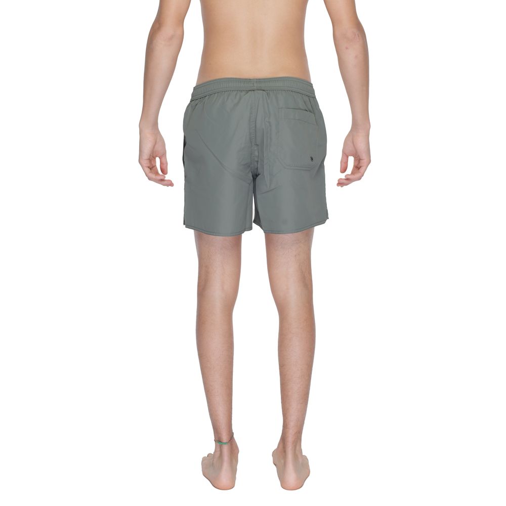 Traje de baño de poliéster verde