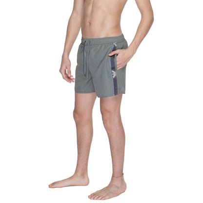Traje de baño de poliéster verde
