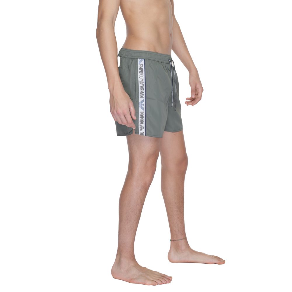 Traje de baño de poliéster verde