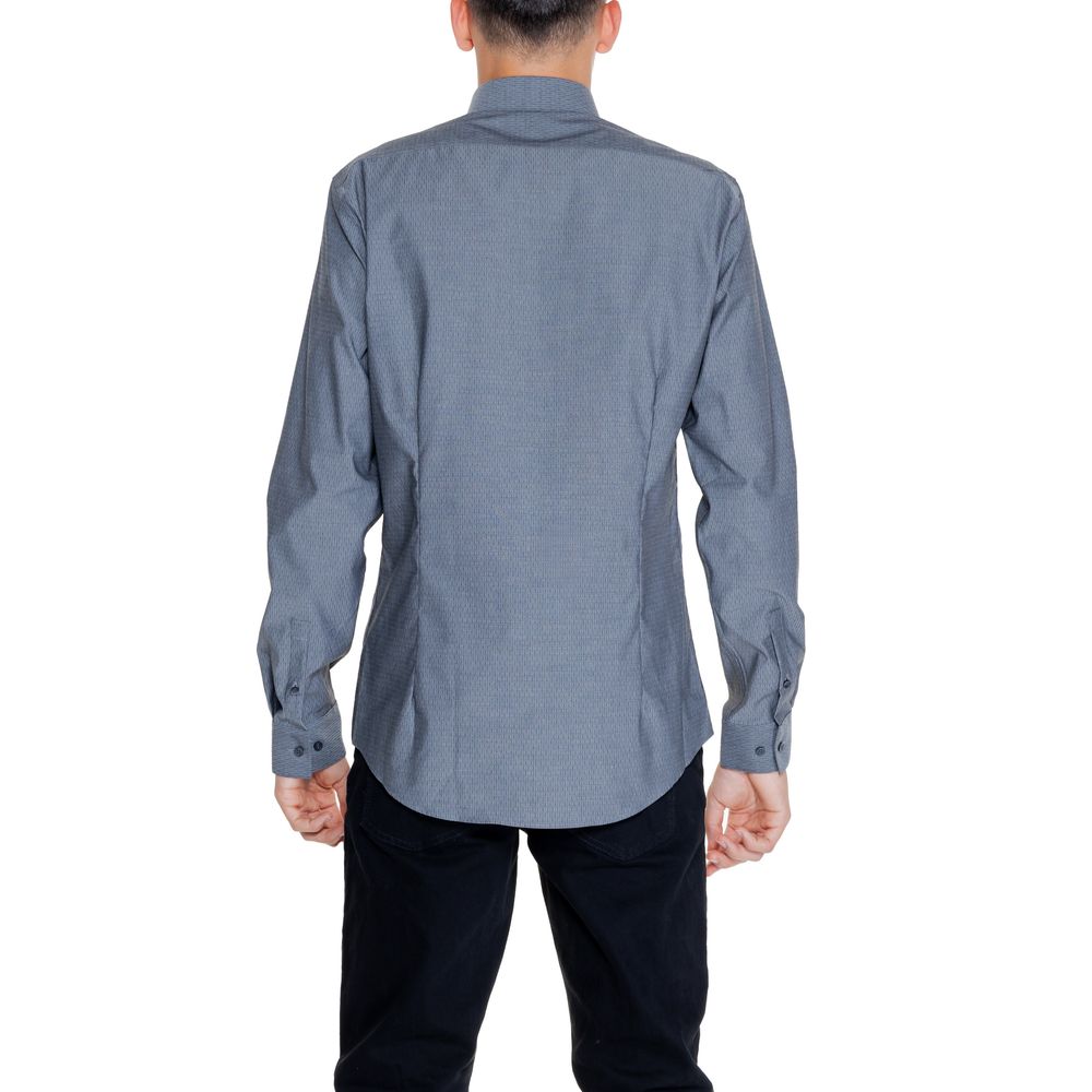 Camisa de algodón negra