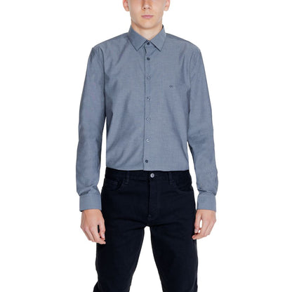 Camisa de algodón negra