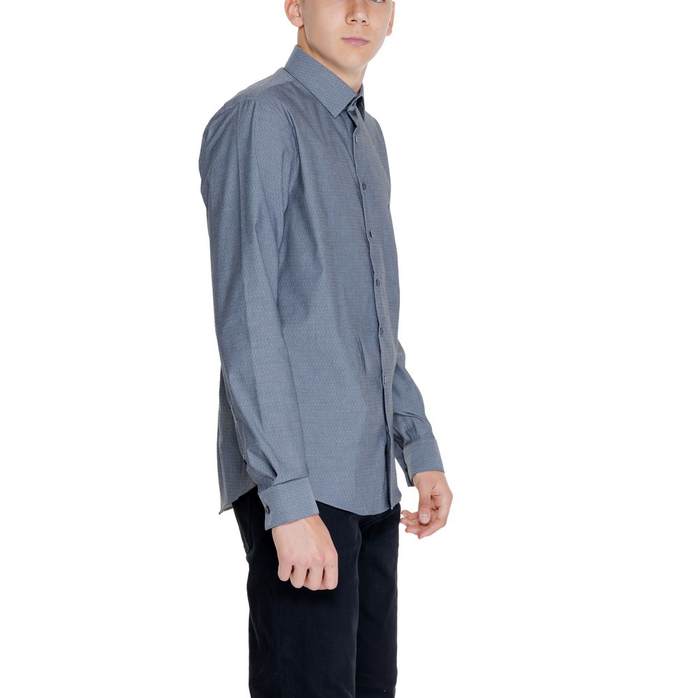 Camisa de algodón negra