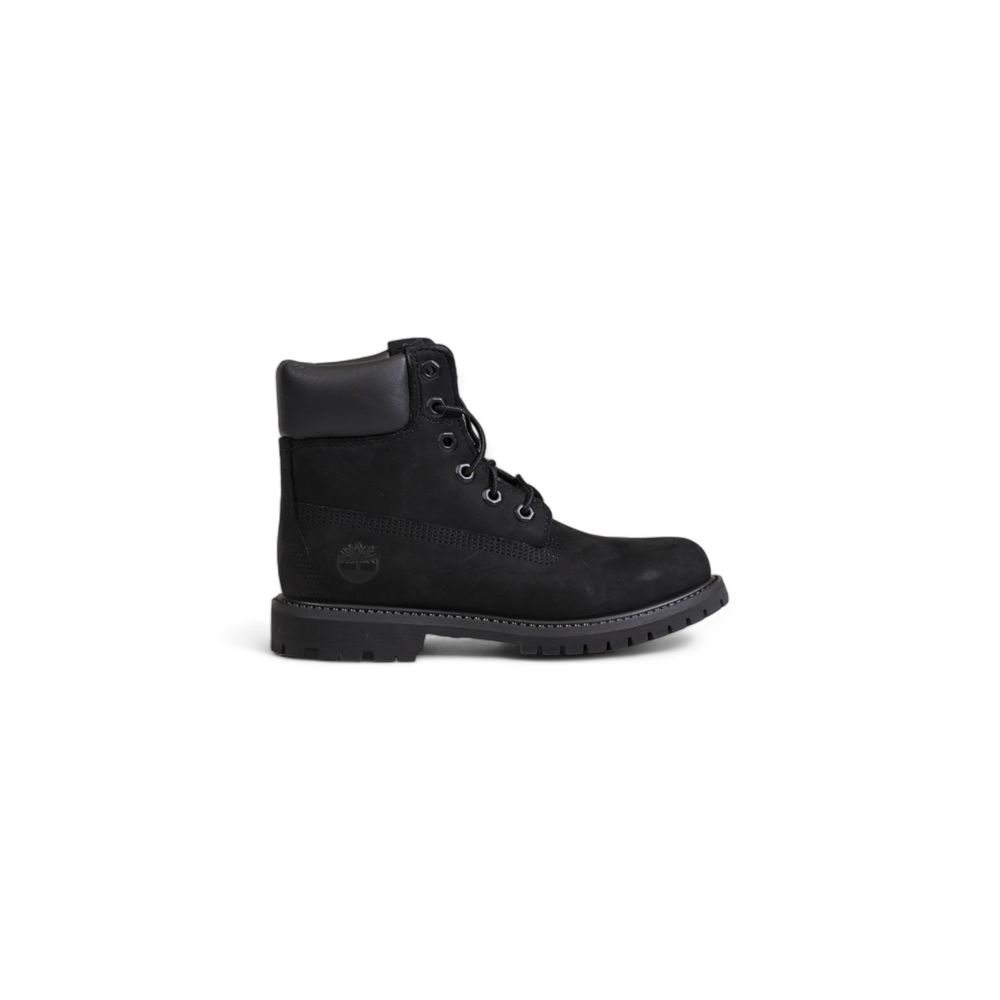 Bota de cuero negra