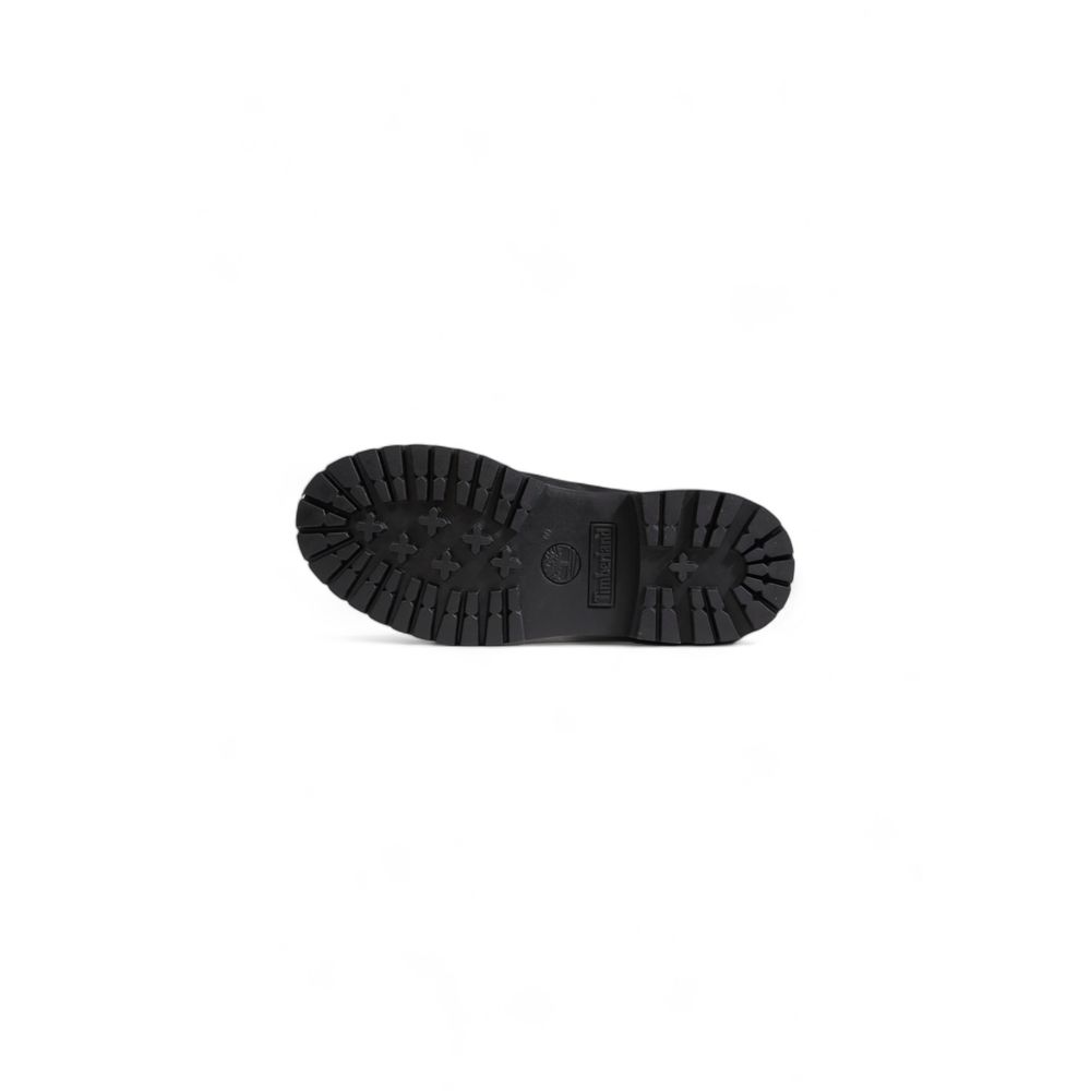 Bota de cuero negra