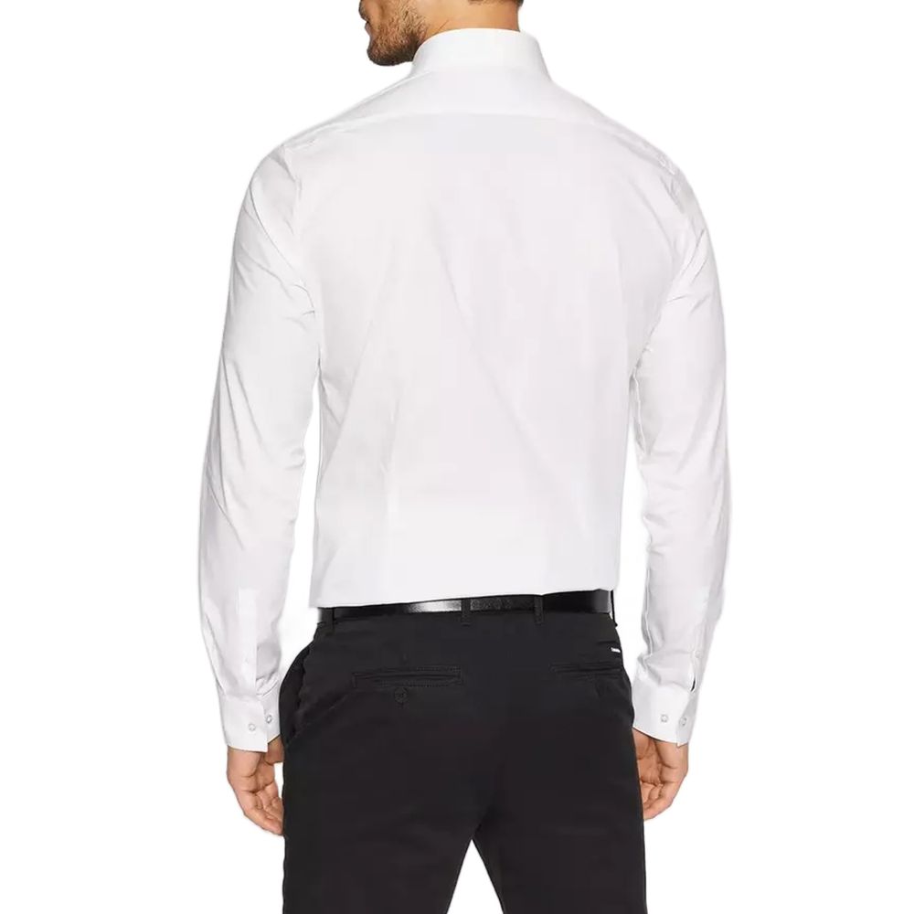 Camisa de algodón blanca