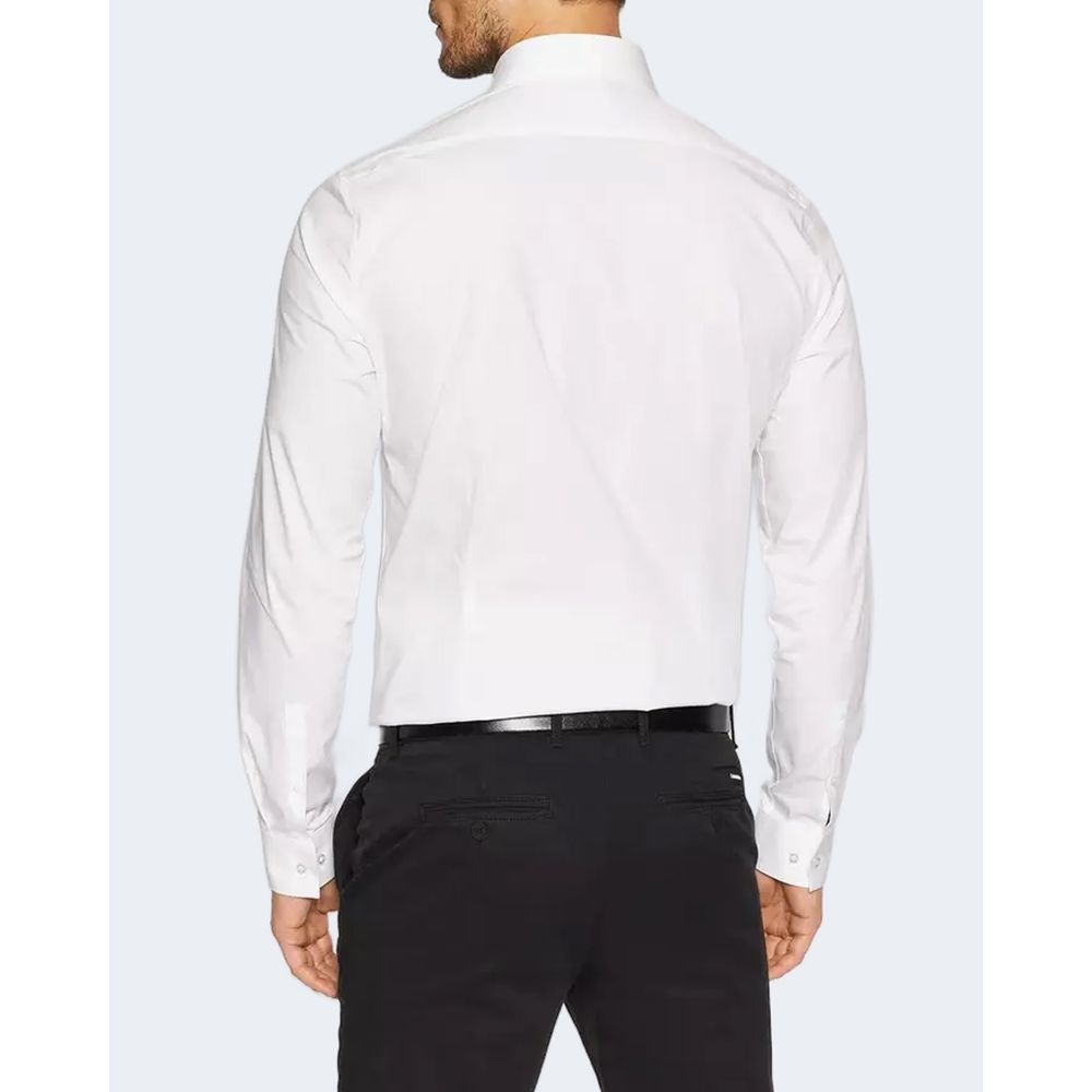 Camisa de algodón blanca