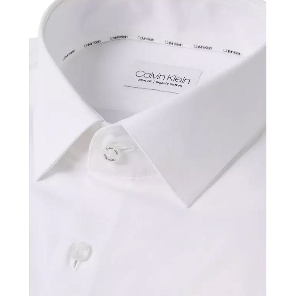 Camisa de algodón blanca