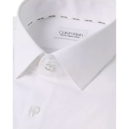 Camisa de algodón blanca