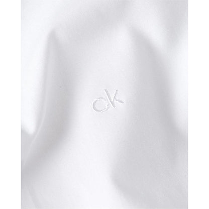Camisa de algodón blanca