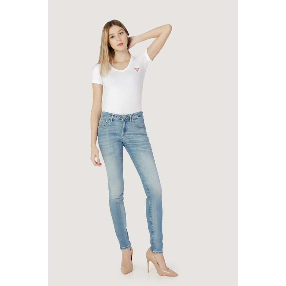 Vaqueros y pantalones de algodón azul