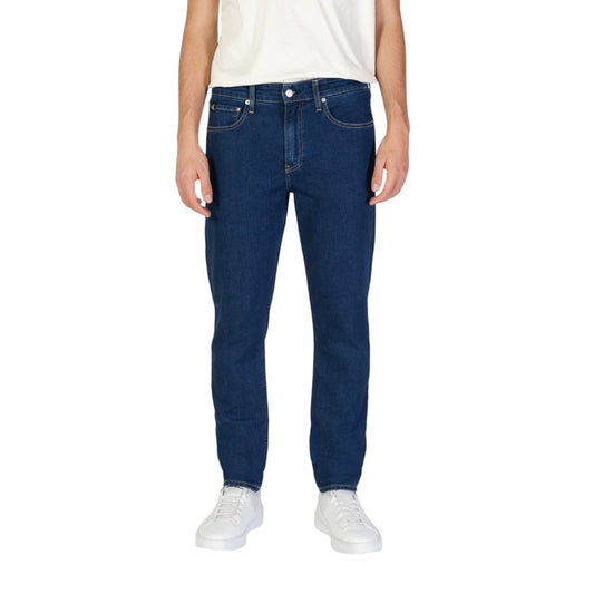 Vaqueros y pantalones de algodón azul