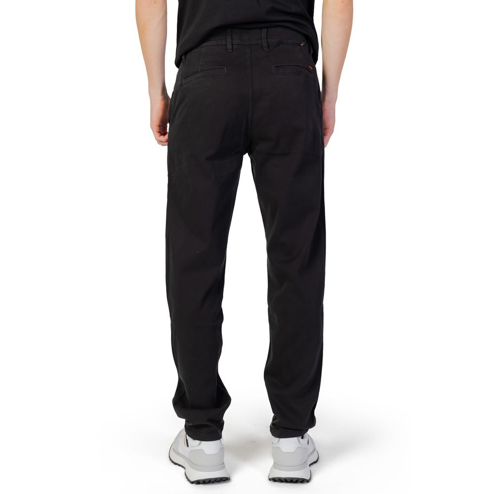 Vaqueros y pantalones de algodón negro