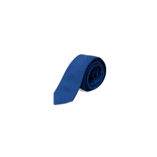 Blue Silk Ties And Formal Accessory