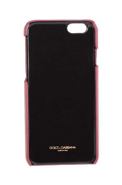 Elegante funda para teléfono de cuero rosa con corazones