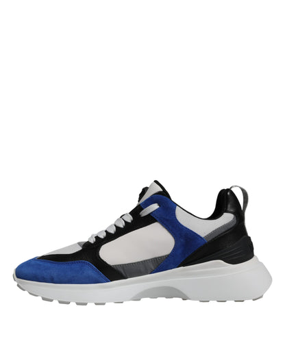 Zapatillas deportivas bajas Medusa de lona multicolor con tejido cuádruple