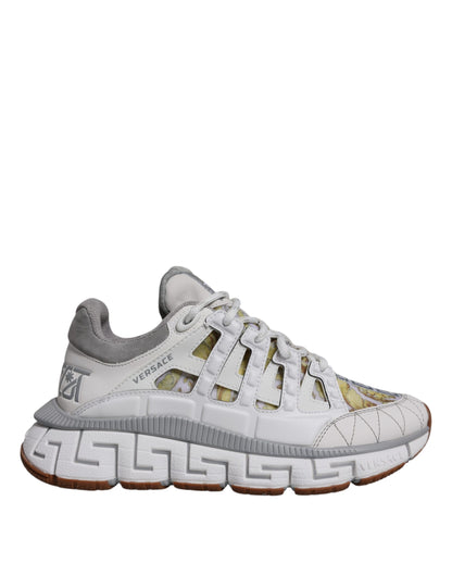 Zapatillas bajas blancas con estampado Trigreca Barroco