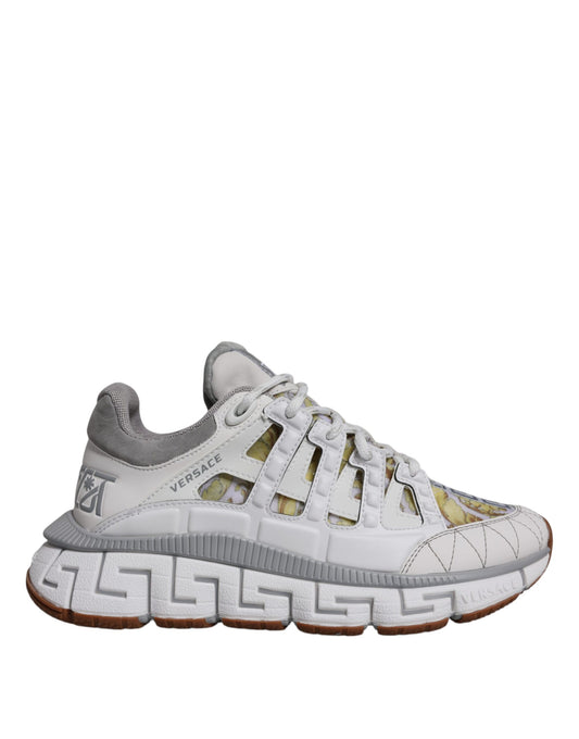 Zapatillas bajas blancas con estampado Trigreca Barroco