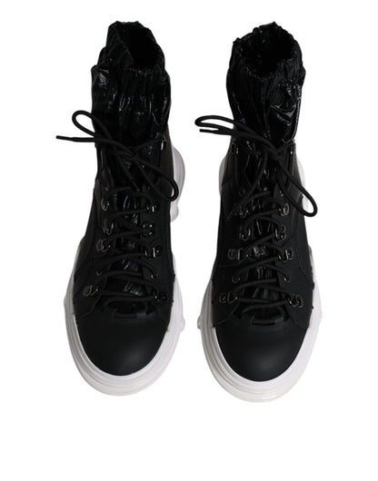 Zapatillas altas Galileo de nailon negro