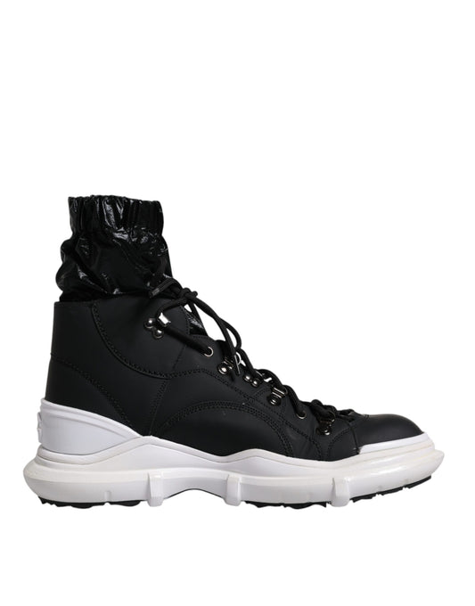 Zapatillas altas Galileo de nailon negro