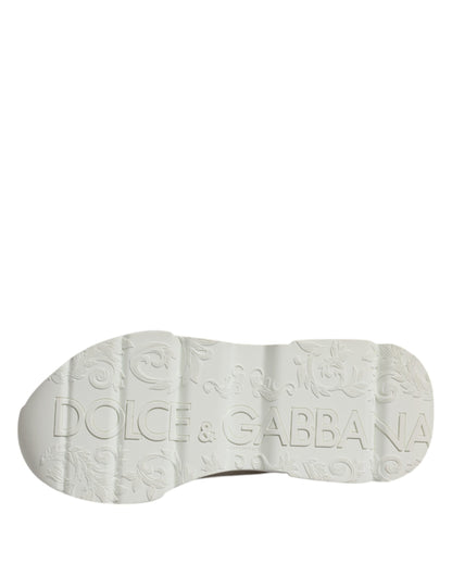 Zapatillas Daymaster de caña baja de cuero blanco
