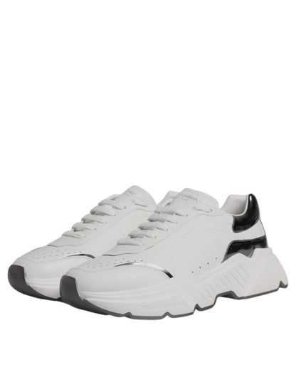 Zapatillas deportivas de piel DAYMASTER blancas y plateadas