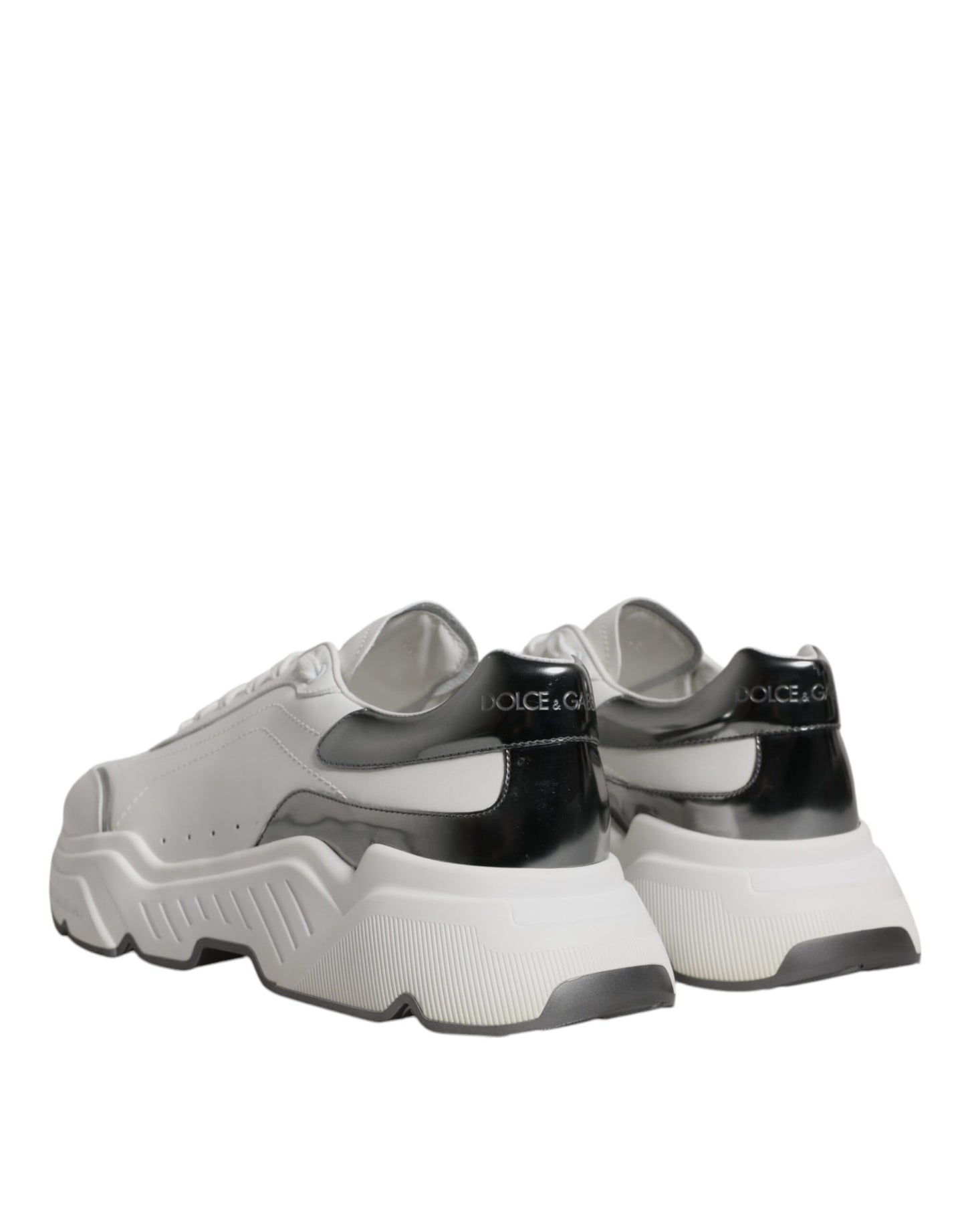 Zapatillas deportivas de piel DAYMASTER blancas y plateadas