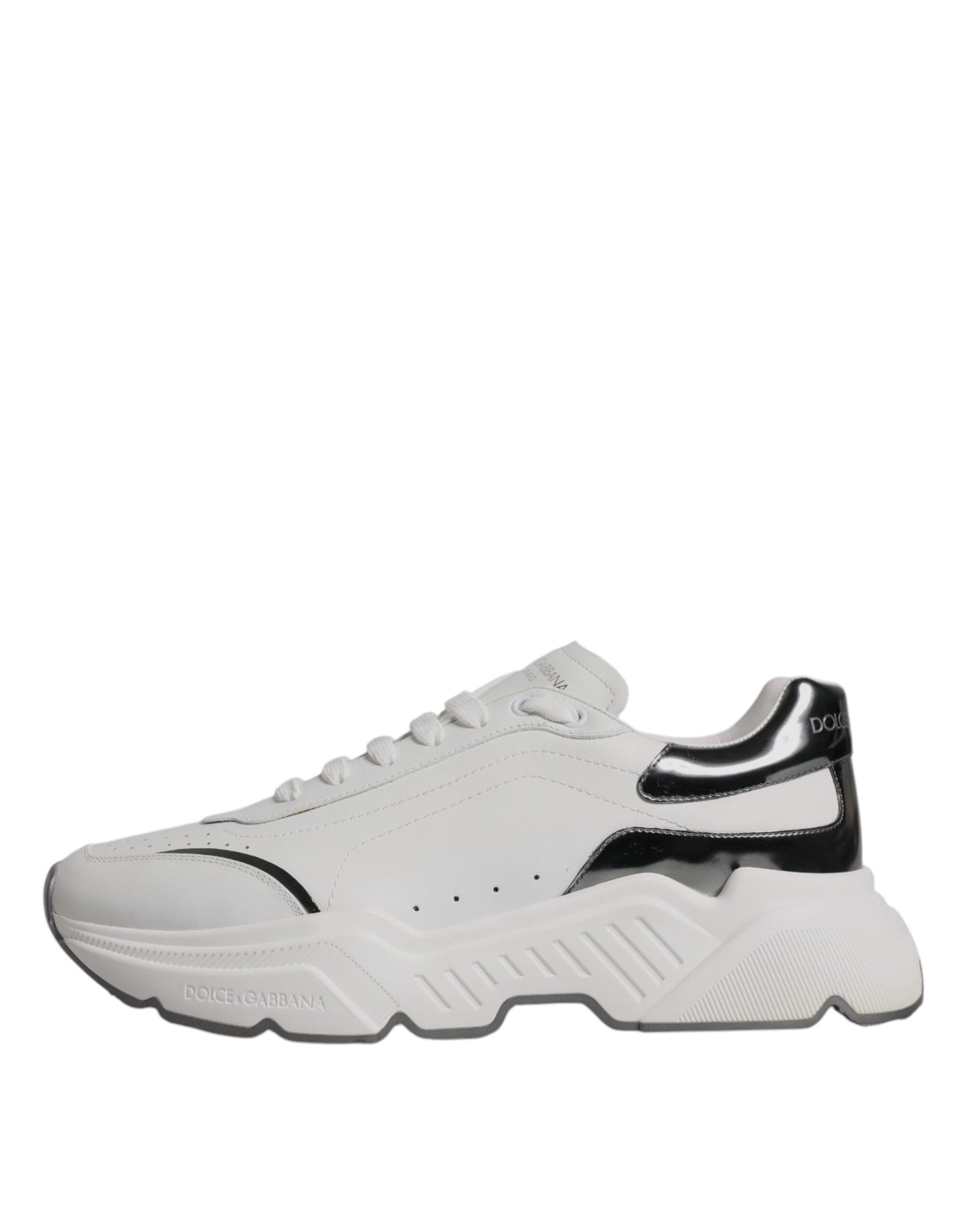 Zapatillas deportivas de piel DAYMASTER blancas y plateadas