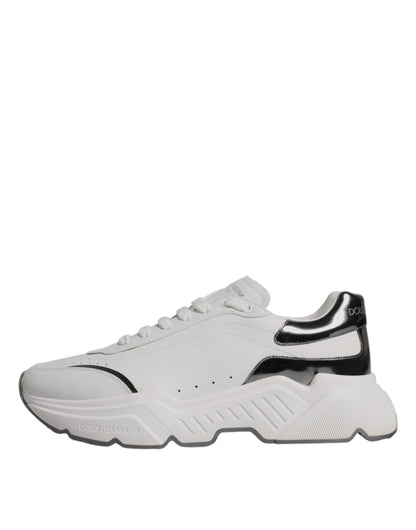 Zapatillas deportivas de piel DAYMASTER blancas y plateadas