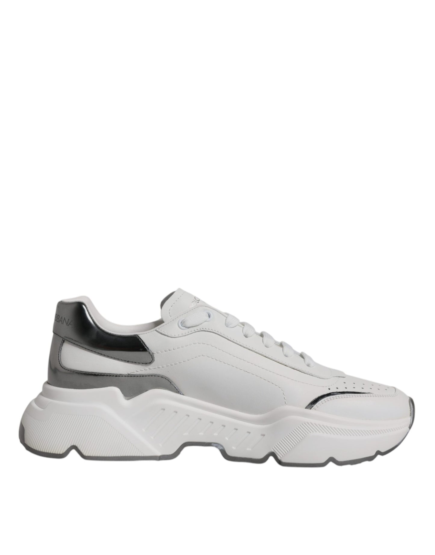 Zapatillas deportivas de piel DAYMASTER blancas y plateadas